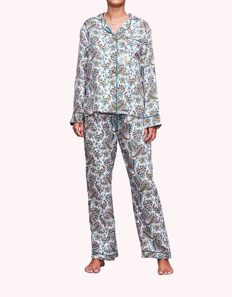 Silk Long Pajamas Grace